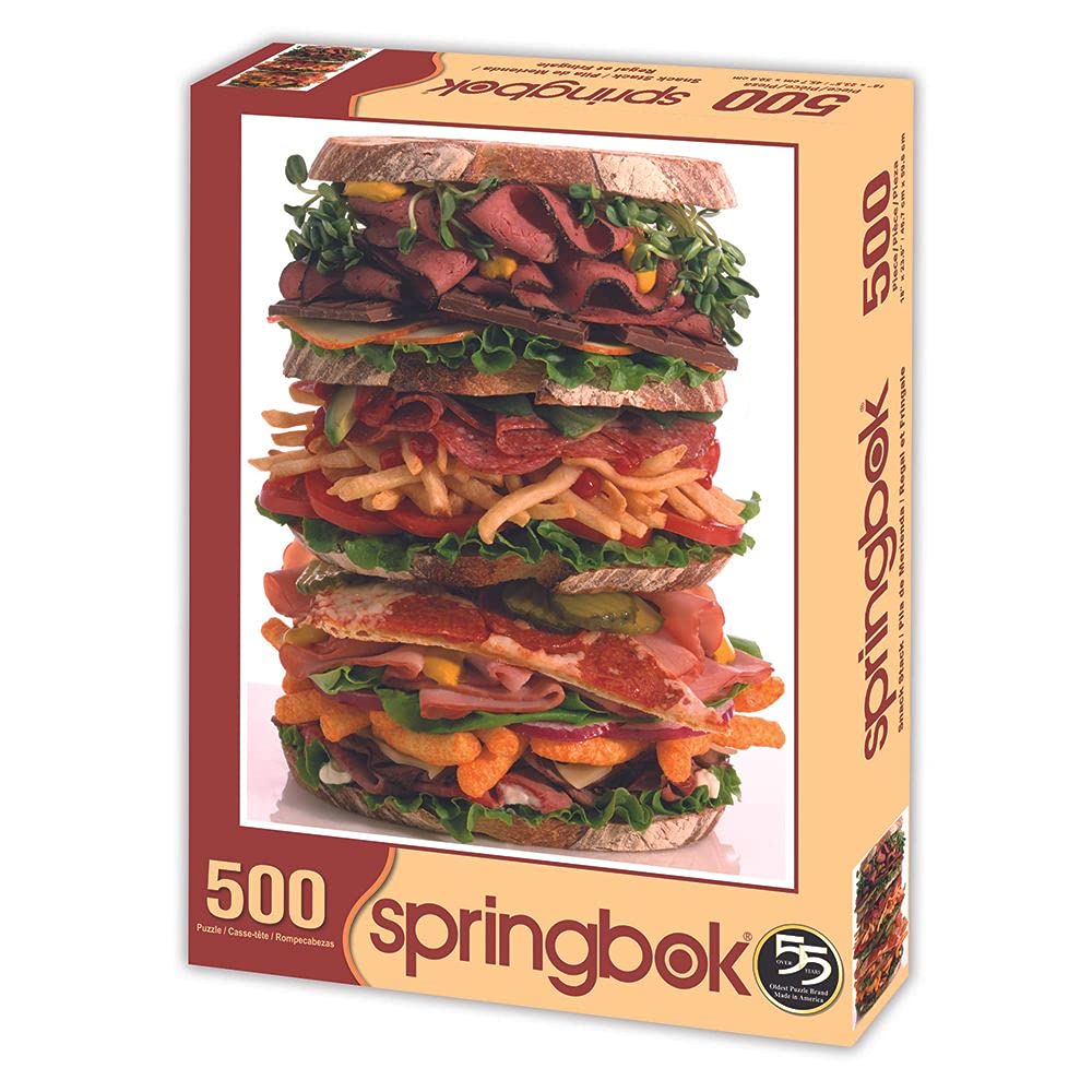 Snack Stack 500 Piece Jigsaw Puzzle