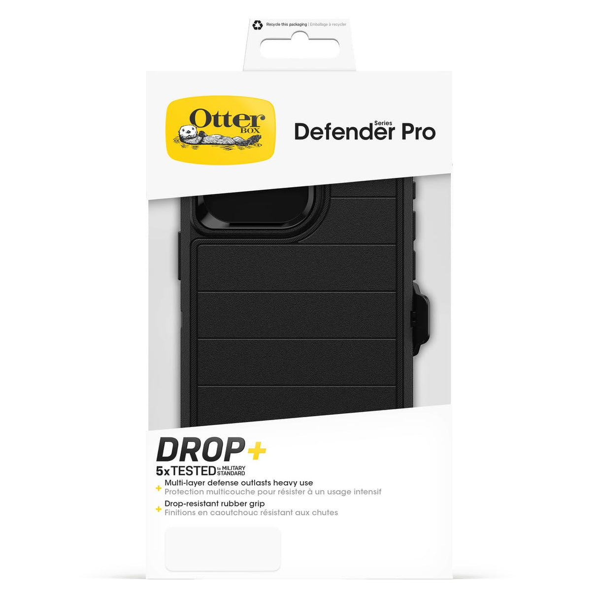 Otterbox - Defender Pro Case For Apple Iphone 15 Pro Max  - Black