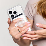 Popsockets - Magsafe Popwallet Plus - White Clear