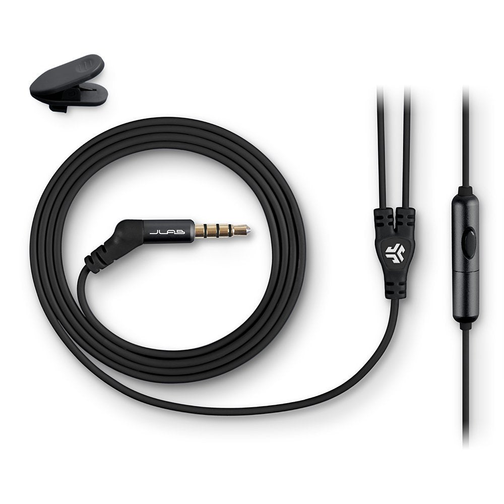 Jlab - Metal Wired In Ear Earbuds - Black