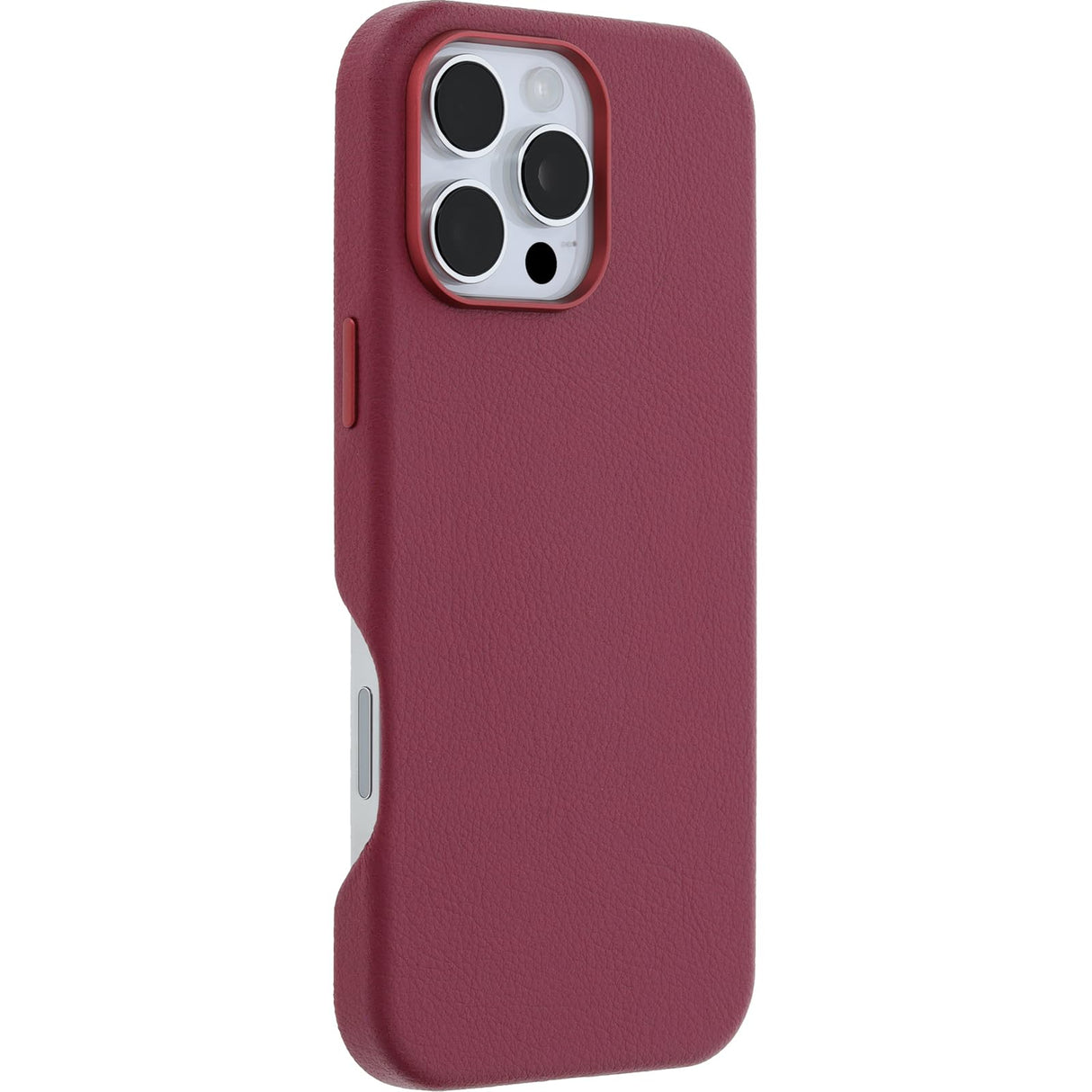 Otterbox - Symmetry Cactus Leather Magsafe Case For Apple Iphone 16 Pro Max - Maroon Bells