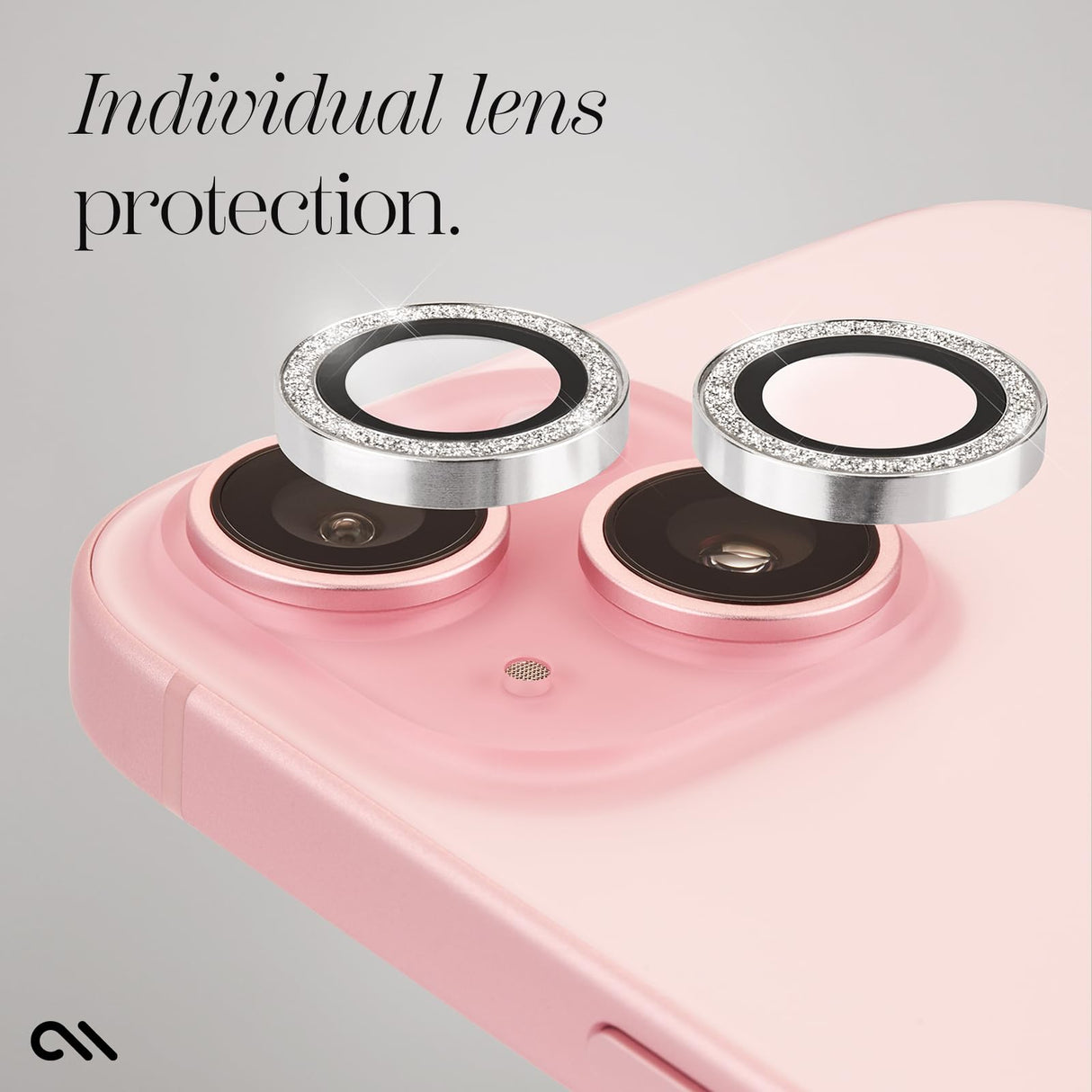 Case-mate - Aluminum Ring Lens Protector For Apple Iphone 15 / Iphone 15 Plus - Twinkle