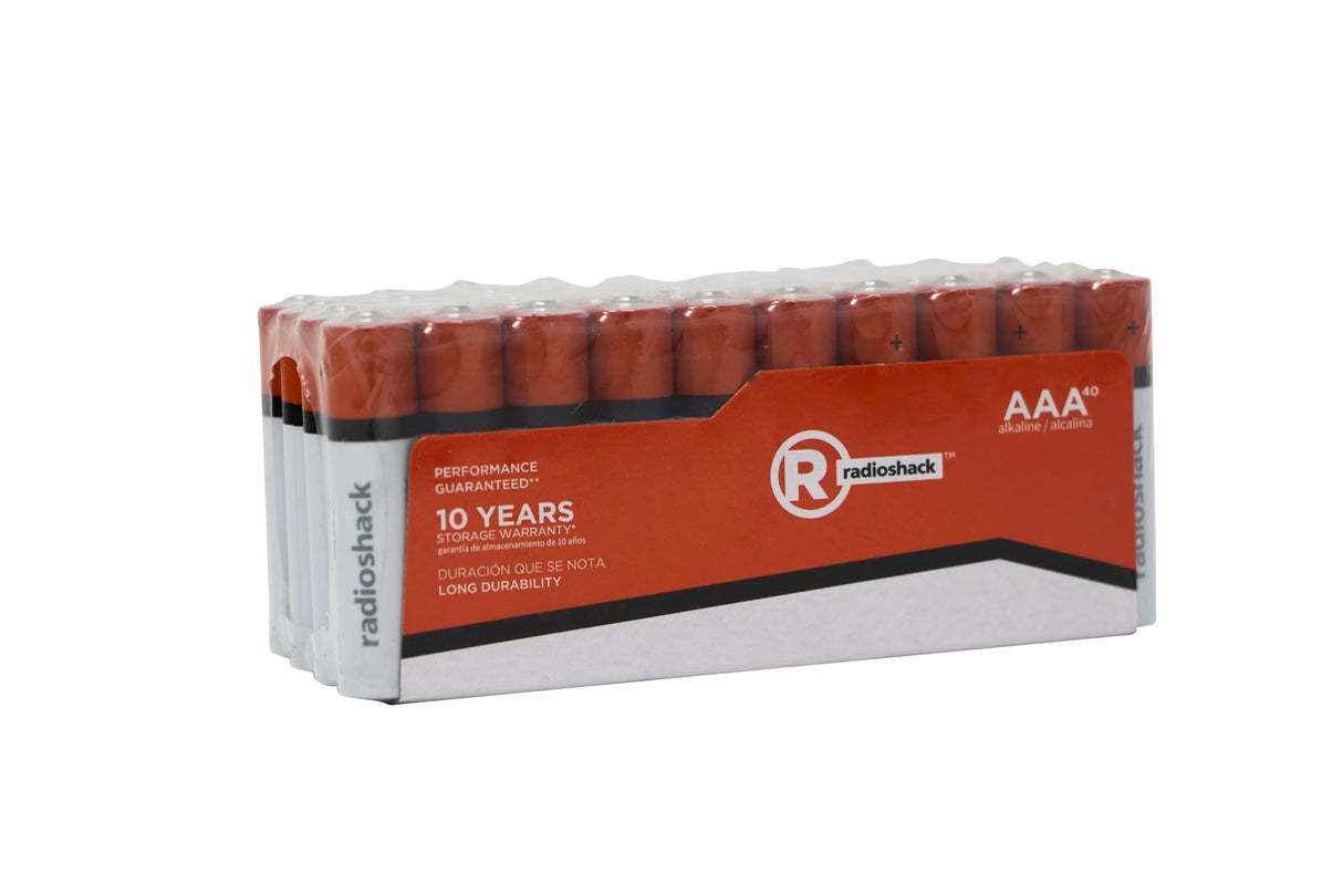 ALKALINE BATTERIES AAA (40PK)