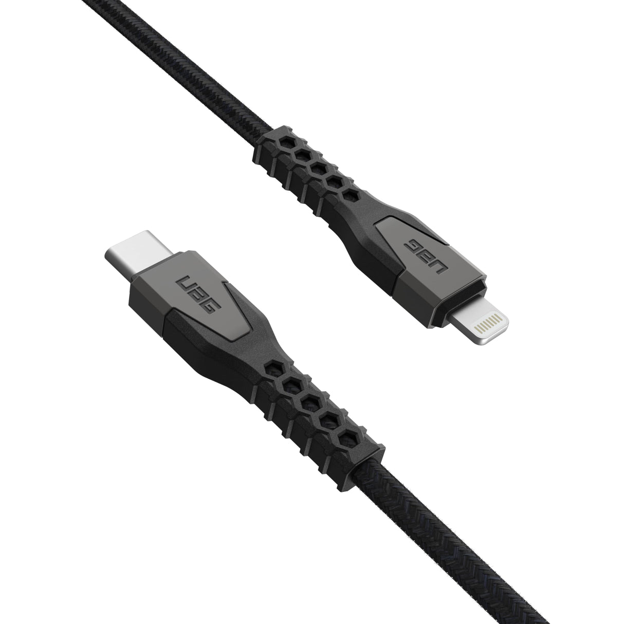 Urban Armor Gear (uag) - Rugged Kevlar Apple Lightning 5ft Power Cable - Black And Grey