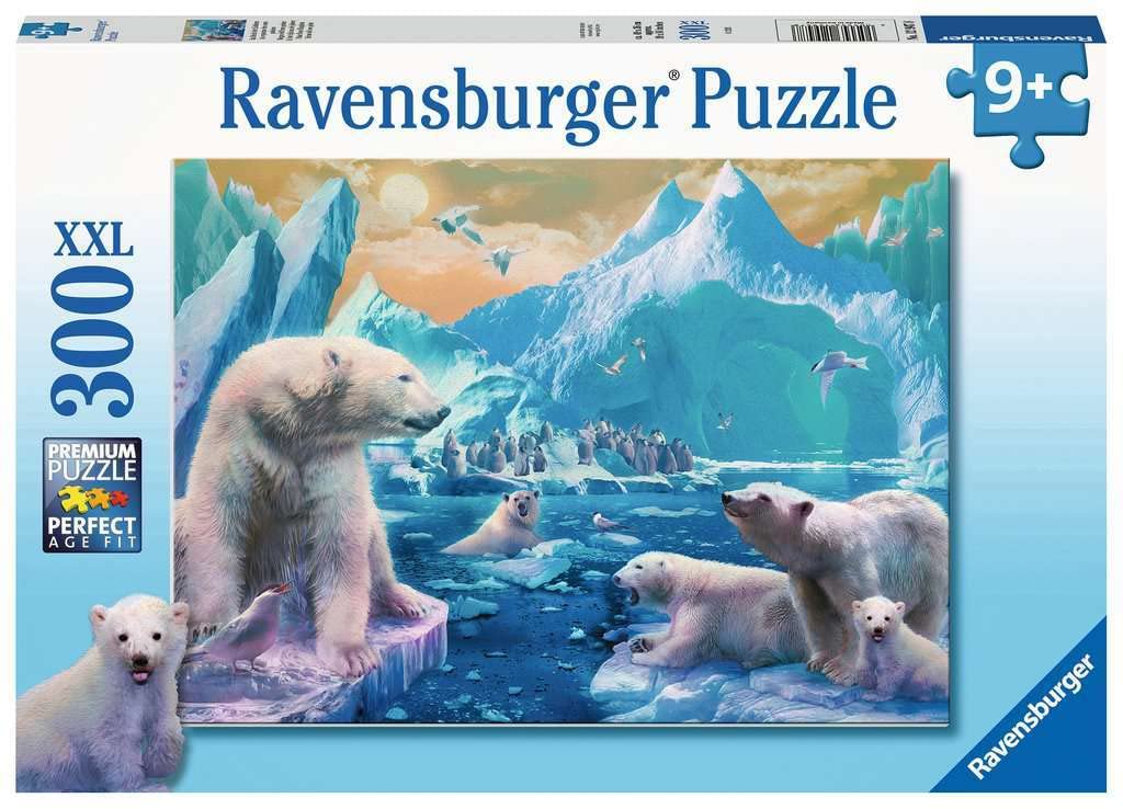 Ravensburger Polar Bear Kingdom 300 Piece Jigsaw Puzzle for Kids - Every Piece is Unique, Pieces Fit Together Perfectly