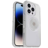 Otterbox  - Otter + Pop Symmetry Clear Case With Popgrip For Apple Iphone 14 Pro  - Clear Pop