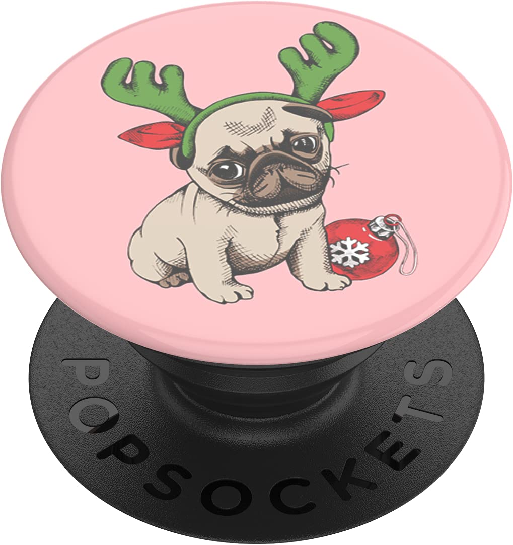 Popsockets - Popgrip - Holiday Pug