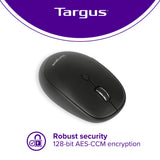 TARGUS MULTI DEVICE MIDSIZE COMFORT - MOUSE - ANTIMICROBIAL - BLUETOOTH, 2.4 GHZ