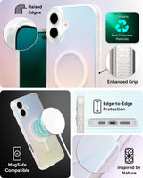 Zagg - Milan Snap Magsafe Case For Apple Iphone 16 Plus - Iridescent