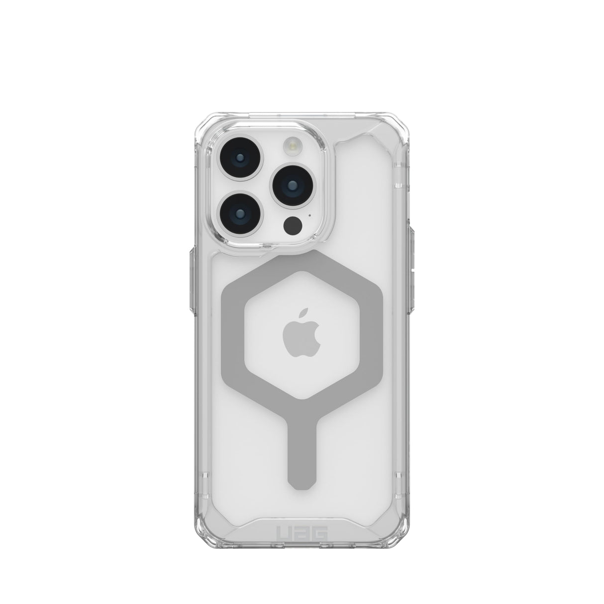 Urban Armor Gear (uag) - Plyo Magsafe Case For Apple Iphone 15 Pro - Ice And Silver