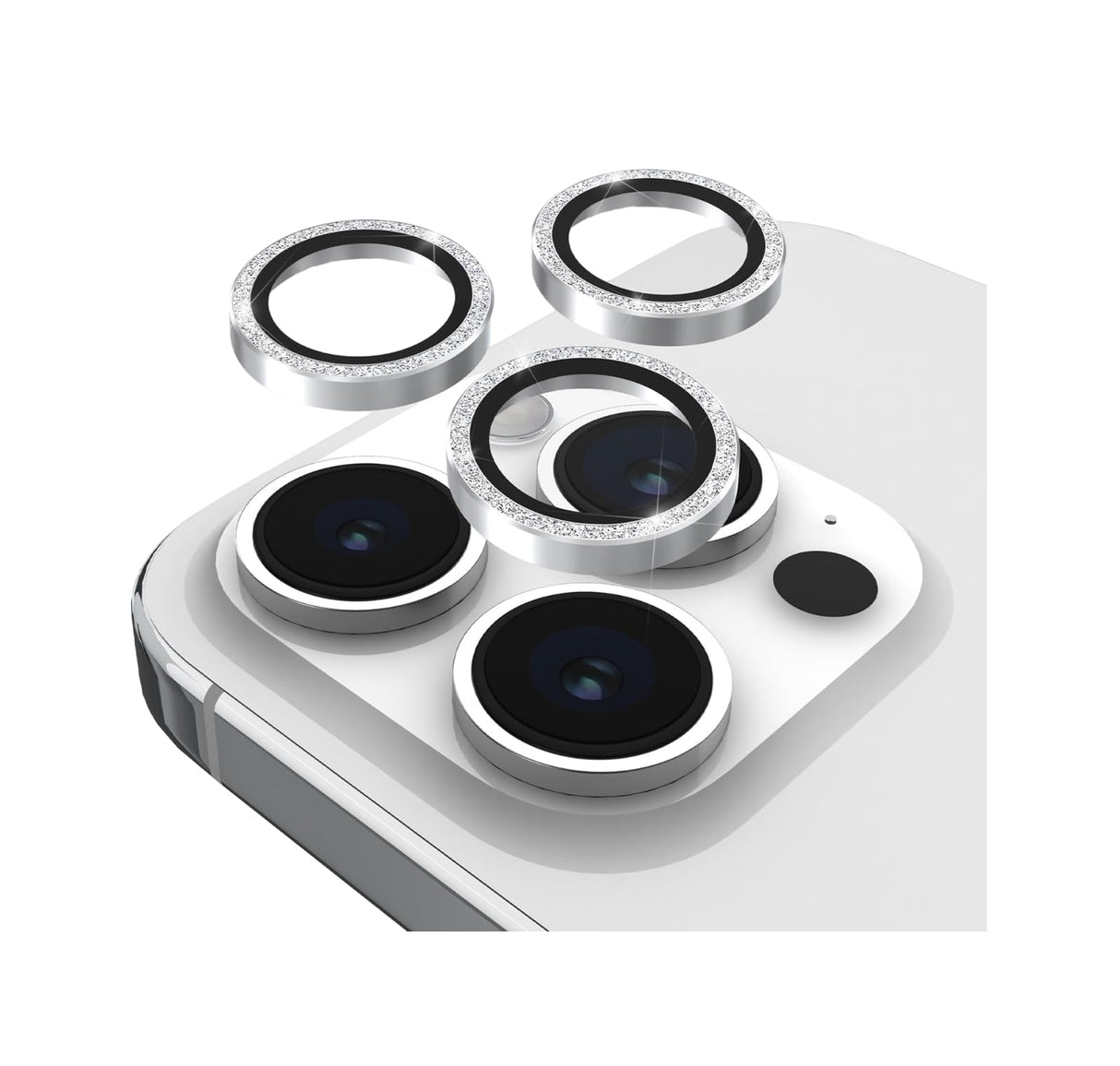 Case-mate - Aluminum Ring Lens Protector For Apple Iphone 15 Pro / Iphone 15 Pro Max - Twinkle