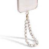 CASE-MATE BEADED PHONE WRISTLET - WHITE MARBLE