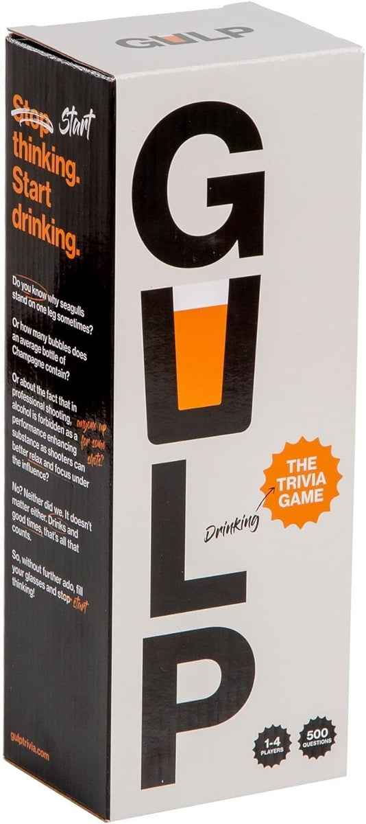 Marektoy Gulp Party Game | Fun Drinking Game Trivia Game for Adults an ...