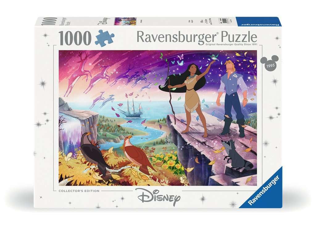 Ravensburger Disney Collector's Edition Pocahontas 1000 Piece Jigsaw Puzzle for Adults - 12000243 - Handcrafted Tooling, Made in Germany, Every Piece Fits Together Perfectly