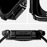 Spigen - Rugged Armor Case For Apple Watch Series 10 42mm - Matte Black