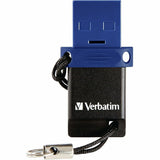 VERBATIM 32GB STORE 'N' GO DUAL USB 3.0 FLASH DRIVE FOR USB-C DEVICES - BLUE