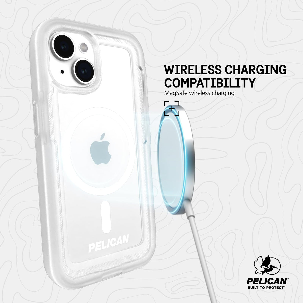 Pelican - Voyager Magsafe Case For Apple Iphone 15 / Iphone 14 / Iphone 13 - Clear