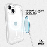 Pelican - Voyager Magsafe Case For Apple Iphone 15 / Iphone 14 / Iphone 13 - Clear