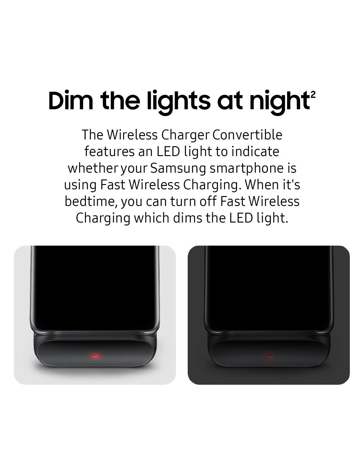 Samsung - Convertible Wireless Charging Stand 9w - White