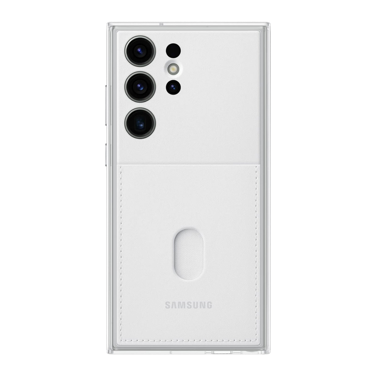 Samsung - Frame Case For Samsung Galaxy S23 Ultra - White