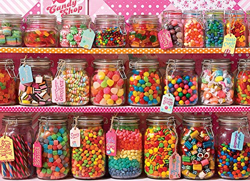 Cobble Hill Family Piece's 350 Puzzle - Candy Counter (Family) - Sample Poster Included