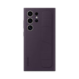 Samsung - Silicone Grip Case For Samsung Galaxy S24 Ultra - Dark Violet