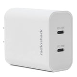 DUAL PORT USB-C WALL CHARGER 20W