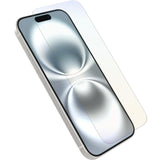 Otterbox - Premium Pro Glass Antimicrobial Blue Light Screen Protector For Apple Iphone 16 / Iphone 15 - Clear