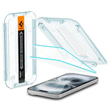 Spigen - Glas.tr Ez Fit Glass Screen Protector For Apple Iphone 16 Pro - Clear