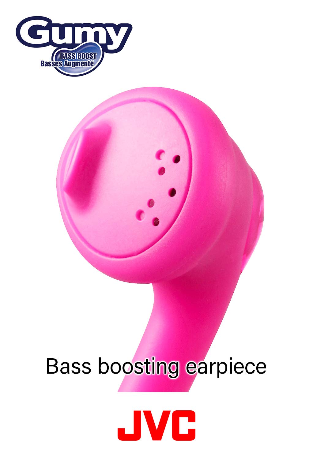 JVC HAF160V Gumy Ear Bud Headphone Violet