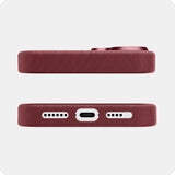 Avana - Leather Magsafe Case For Apple Iphone 16 - Berry