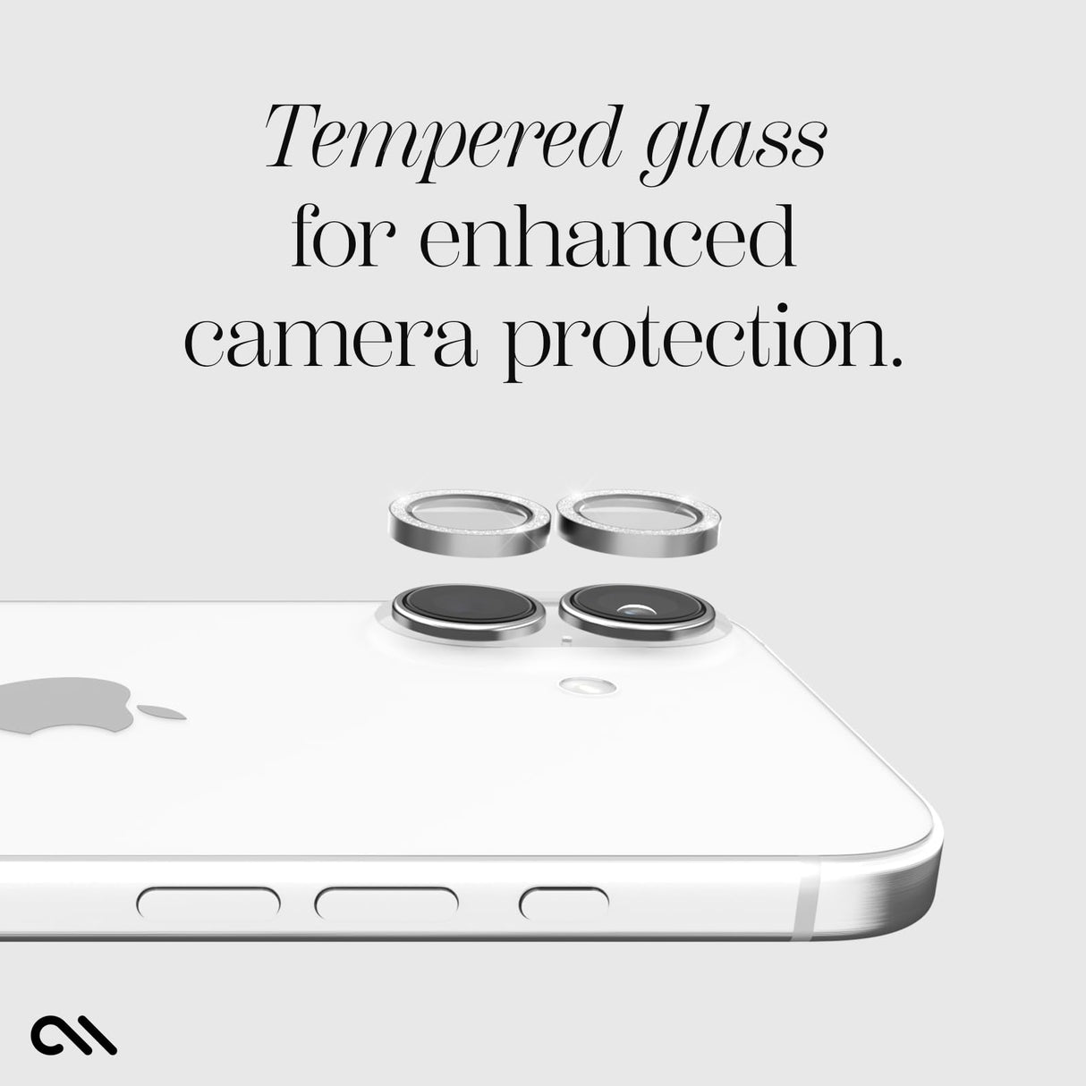 Case-mate - Aluminum Ring Camera Lens Glass Protector For Apple Iphone 16  / Iphone 16 Plus - Twinkle