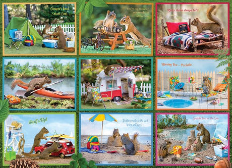 Cobble Hill Squirrels on Vacation | 1000 Piece