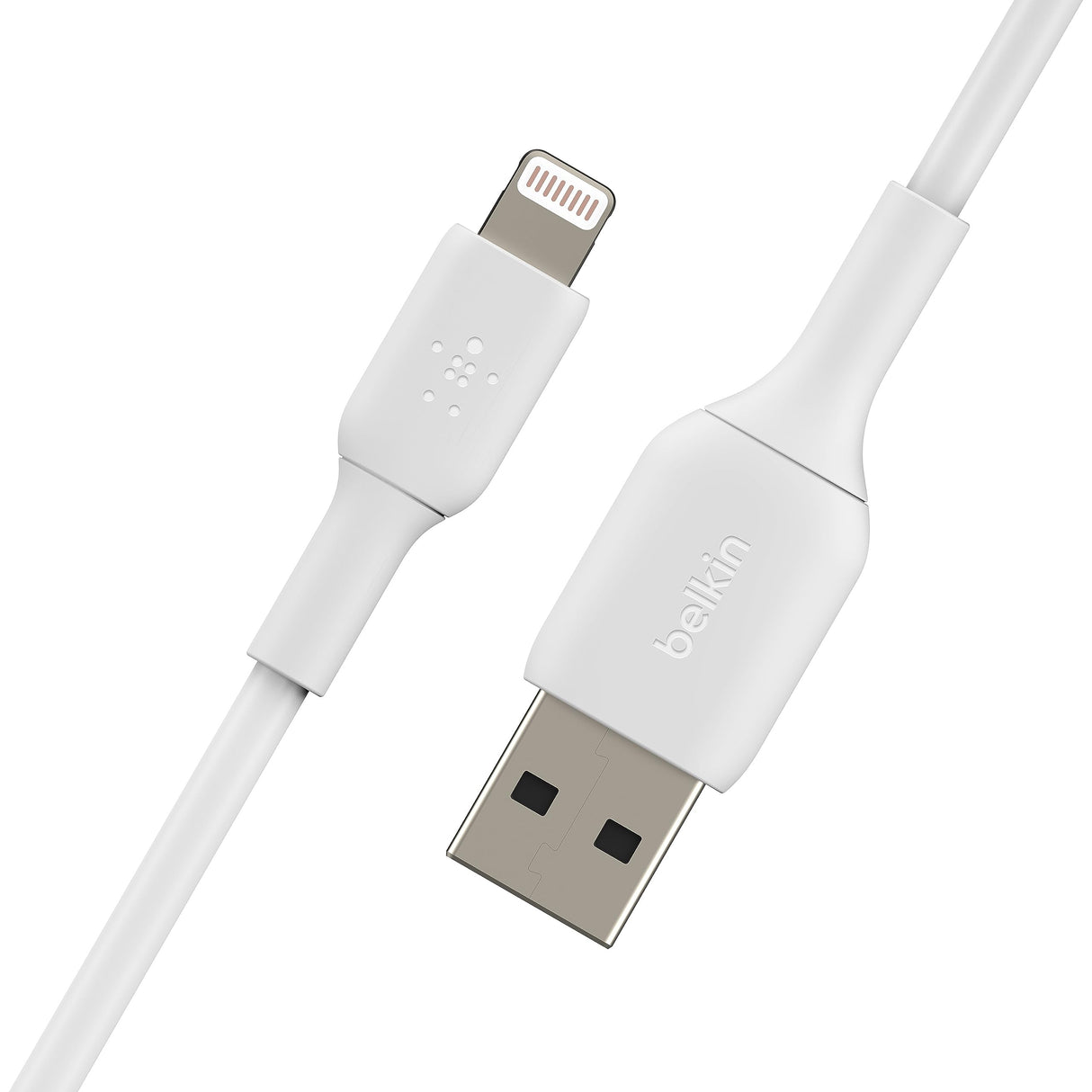 Belkin - Boost Up Charge Usb A To Apple Lightning Cable 10ft - White