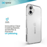 Speck - Gemshell Case For Apple Iphone 16 Plus - Clear