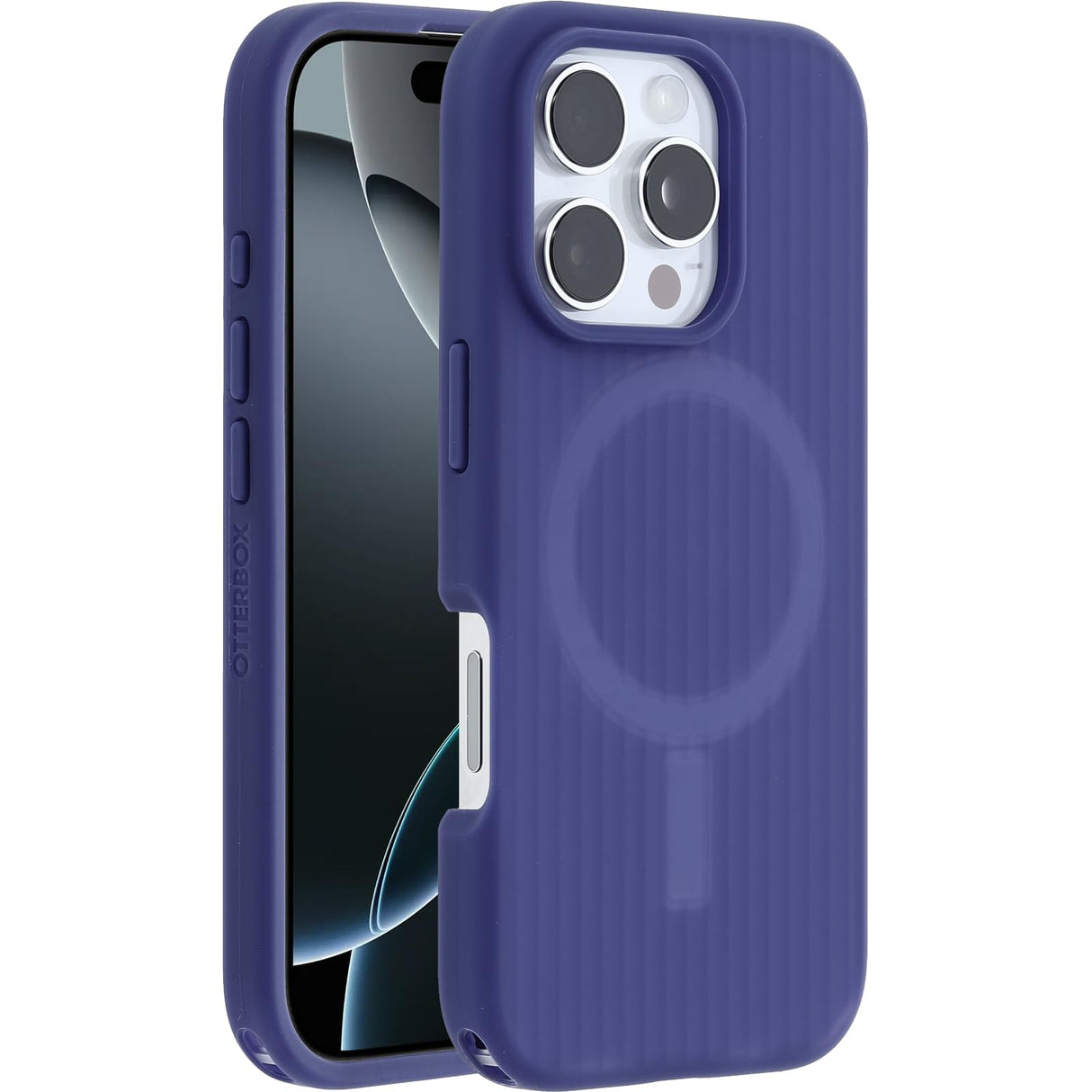 Otterbox - Symmetry Soft-touch Magsafe Case For Apple Iphone 16 Pro - Craft Blue