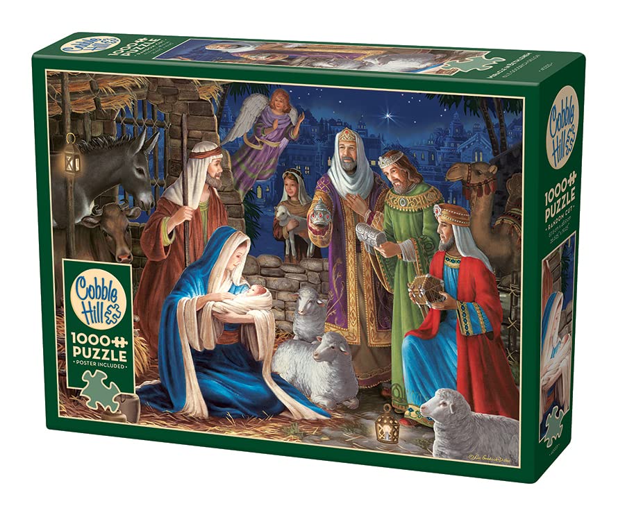 Cobble Hill 1000 Piece Puzzle - Miracle in Bethlehem - Sample Poster Included