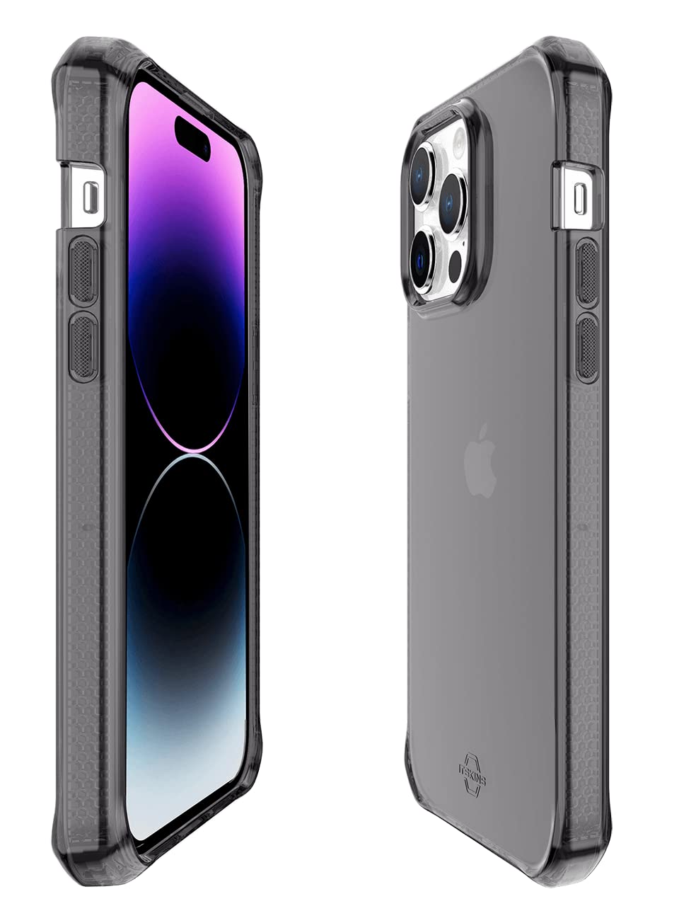 Itskins - Spectrum_r Clear Case For Apple Iphone 14 Pro - Smoke