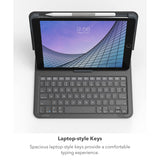 Zagg - Messenger Folio 2 Keyboard And Case For Apple Ipad 10.9 - Charcoal