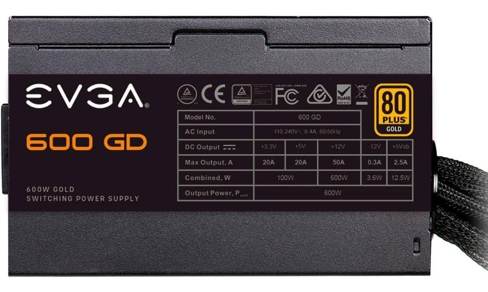 EVGA 600 GOLD PSU