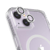 Case-mate - Aluminum Ring Camera Lens Glass Protector For Apple Iphone 14 Pro Max / 14 Pro - Silver Sparkle Twinkle