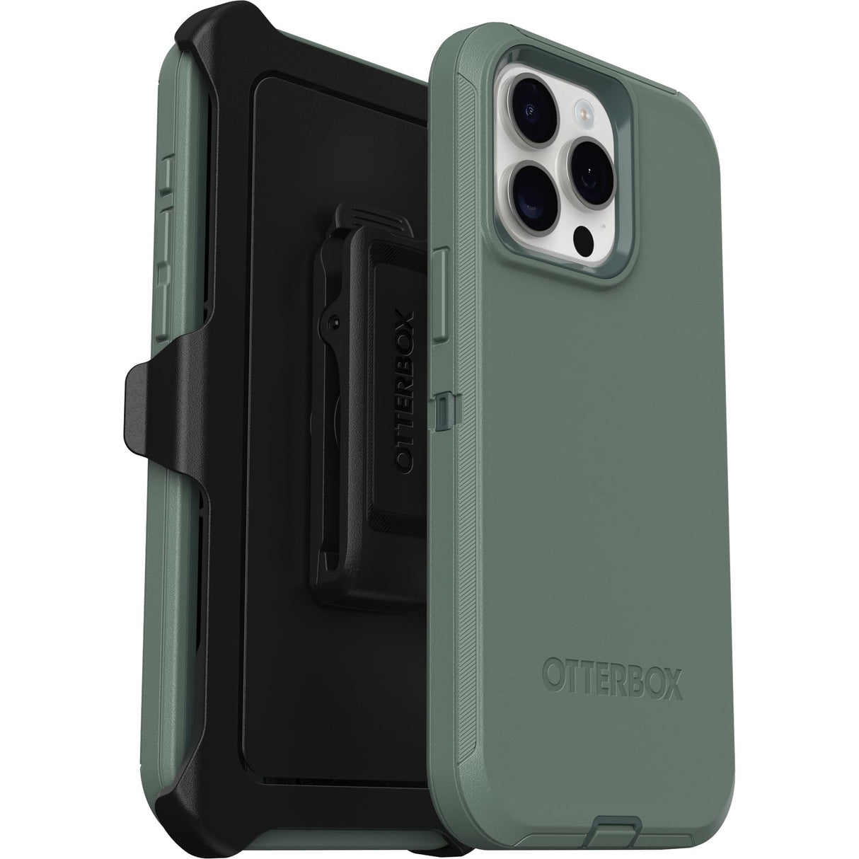 Otterbox - Defender Case For Apple Iphone 15 Pro Max  - Forest Ranger