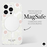 Kate Spade - Protective Magsafe Case For Apple Iphone 16 Pro - Hollyhock Floral