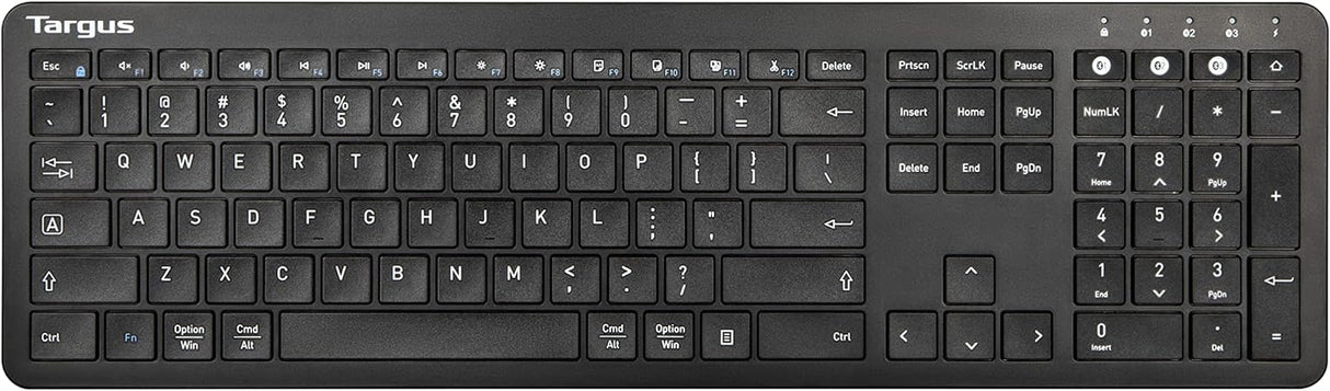 TARGUS FULL-SIZE MULTI-DEVICE - KEYBOARD - QWERTY - US - BLACK