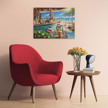 Ravensburger Beach Bar Breezes 1500-Piece Jigsaw Puzzle