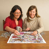 Cobble Hill 1000 Piece Puzzle - Flower Press: Spring - Sample Poster Included