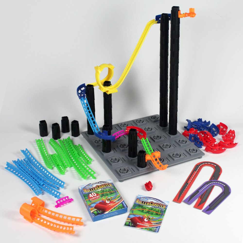 ThinkFun Roller Coaster Challenge - STEM Educational Toy and Building Game | Promotes Engineering Skills | Award-Nominated | Ideal Gift for Boys and Girls Aged 6+