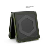 Urban Armor Gear (uag) - Plyo Pro Case For Samsung Galaxy Z Flip5 - Olive And Space Grey