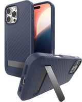 Zagg - Denali Snap Magsafe Case With Kickstand For Apple Iphone 16 Pro Max - Navy