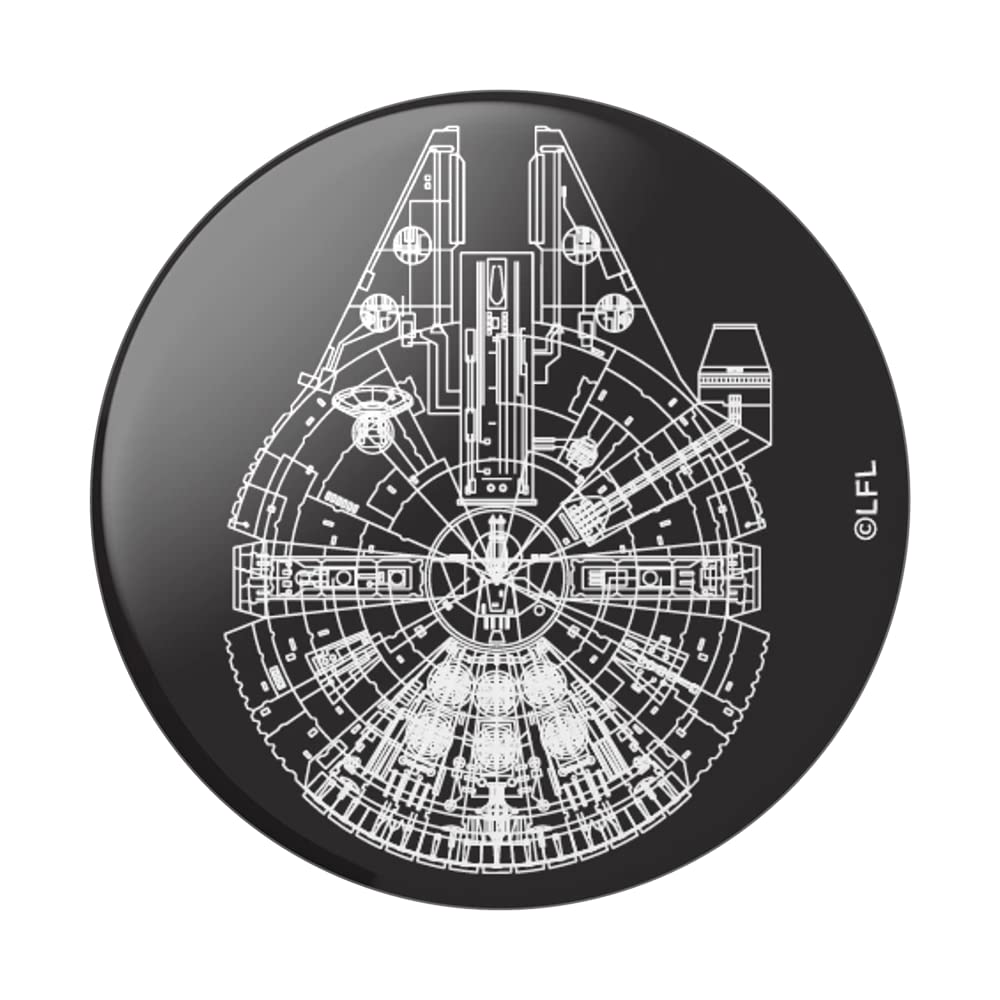 Popsockets - Popgrip Star Wars - Millennium Falcon Aluminum